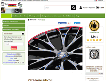 Tablet Screenshot of pneucarwheels.it